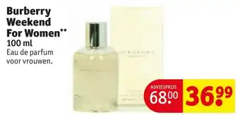 Kruidvat Burberry Weekend For Women aanbieding