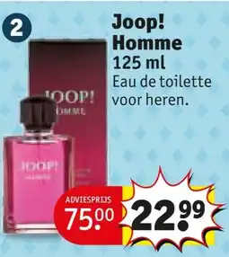 Kruidvat Joop! Homme aanbieding