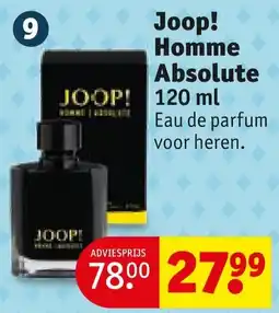 Kruidvat Joop! Homme Absolute aanbieding