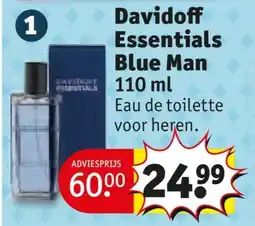 Kruidvat Davidoff Essentials Blue Man aanbieding