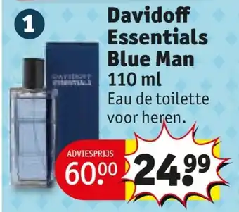 Kruidvat Davidoff Essentials Blue Man aanbieding