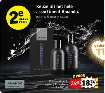 Kruidvat Mystery Aftershave aanbieding