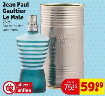 Kruidvat Jean Paul Gaultier Le Male aanbieding