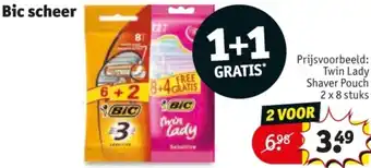 Kruidvat Bic scheer aanbieding
