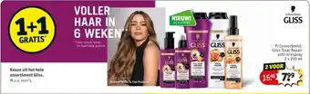 Kruidvat Gliss Total Repair anti-klitspray aanbieding