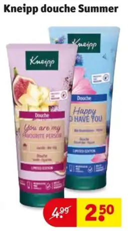 Kruidvat Kneipp douche Summer aanbieding
