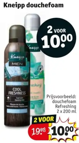Kruidvat Kneipp douchefoam aanbieding