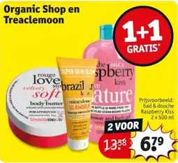 Kruidvat Organic Shop en Treaclemoon aanbieding