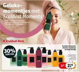 Kruidvat Kruidvat Moments douche, handzeep en hand & body aanbieding