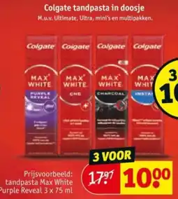 Kruidvat Colgate tandpasta in doosje aanbieding