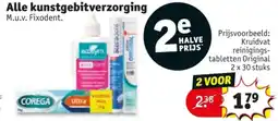 Kruidvat Alle kunstgebitverzorging aanbieding