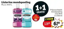 Kruidvat Listerine mondspoeling aanbieding