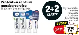 Kruidvat Prodent en Zendium mondverzorging aanbieding