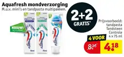 Kruidvat Aquafresh mondverzorging aanbieding
