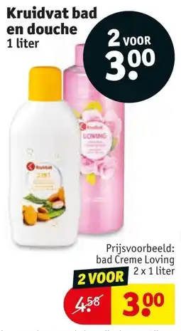 Kruidvat Kruidvat bad en douche aanbieding