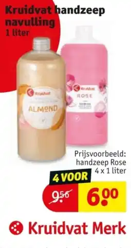 Kruidvat Kruidvat handzeep navulling aanbieding