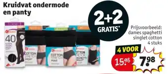 Kruidvat Kruidvat ondermode en panty aanbieding