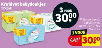 Kruidvat Kruidvat babydoekjes aanbieding