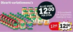 Kruidvat Olvarit variatiemenu's aanbieding