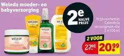 Kruidvat Weleda moeder en babyverzorging aanbieding