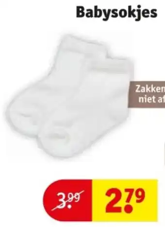 Kruidvat Babysokjes aanbieding