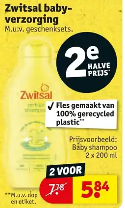 Kruidvat Zwitsal babyverzorging aanbieding