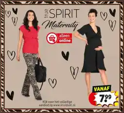 Kruidvat True spirit maternity aanbieding