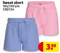 Kruidvat Sweat short aanbieding