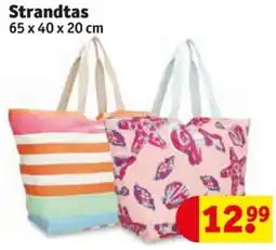 Kruidvat Strandtas aanbieding