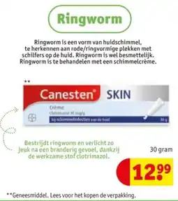 Kruidvat Canesten skin creme aanbieding