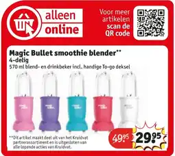 Kruidvat Magic Bullet smoothie blender aanbieding