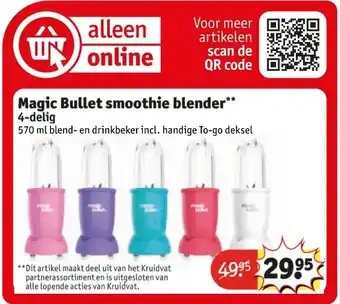 Kruidvat Magic Bullet smoothie blender aanbieding