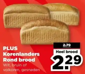 PLUS PLUS Korenlanders Rond brood aanbieding