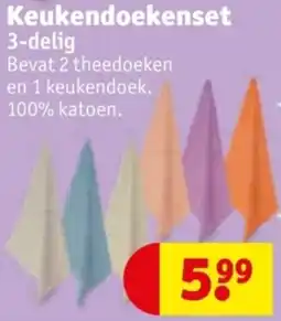 Kruidvat Keukendoekenset aanbieding
