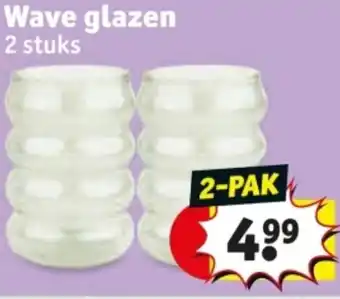 Kruidvat Wave glazen aanbieding
