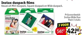 Kruidvat Instax duopack films aanbieding