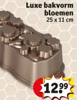 Kruidvat Luxe bakvorm bloemen aanbieding