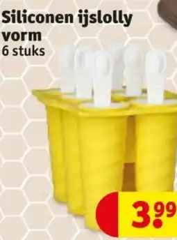 Kruidvat Siliconen ijslolly vorm aanbieding