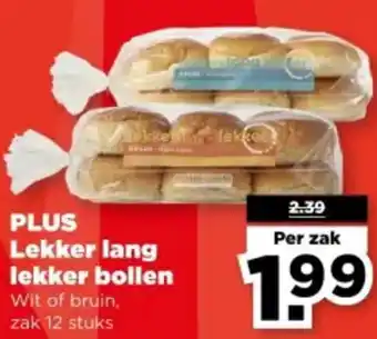 PLUS PLUS Lekker lang lekker bollen aanbieding