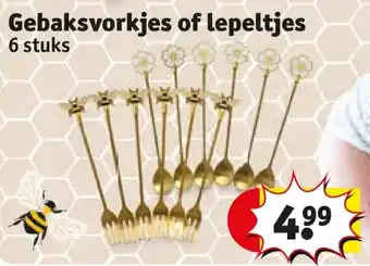 Kruidvat Gebaksvorkjes of lepeltjes aanbieding