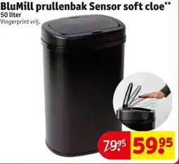 Kruidvat BluMill prullenbak Sensor soft cloe aanbieding
