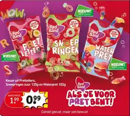 Kruidvat Keuze uit Pretletters, Snoepringen zuur  Waterpret aanbieding