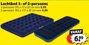 Kruidvat Luchtbed 1 of 2 persoons aanbieding
