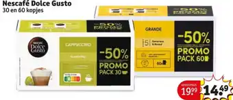 Kruidvat Nescafé Dolce Gusto aanbieding
