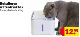 Kruidvat Huisdieren waterdrinkbak aanbieding