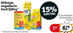 Kruidvat ECOstyle ongedierte bestrijding aanbieding