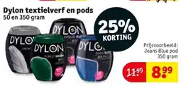 Kruidvat Dylon textielverf en pods aanbieding