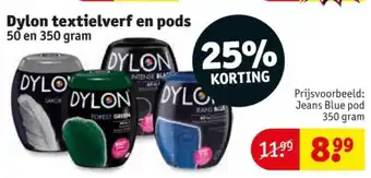 Kruidvat Dylon textielverf en pods aanbieding