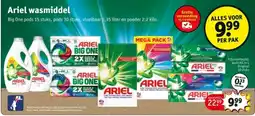 Kruidvat Ariel wasmiddel aanbieding