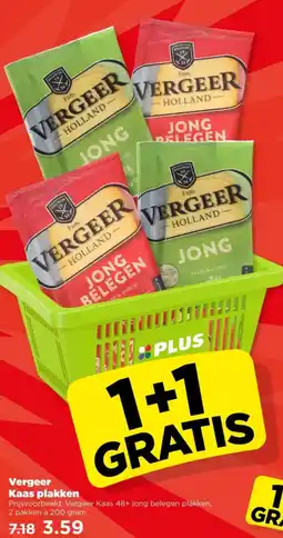 PLUS Vergeer Kaas plakken aanbieding